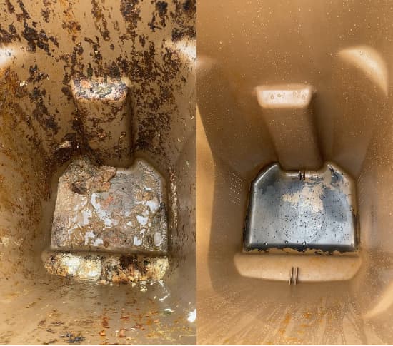 Bac résidentiel – Nettoyage complet